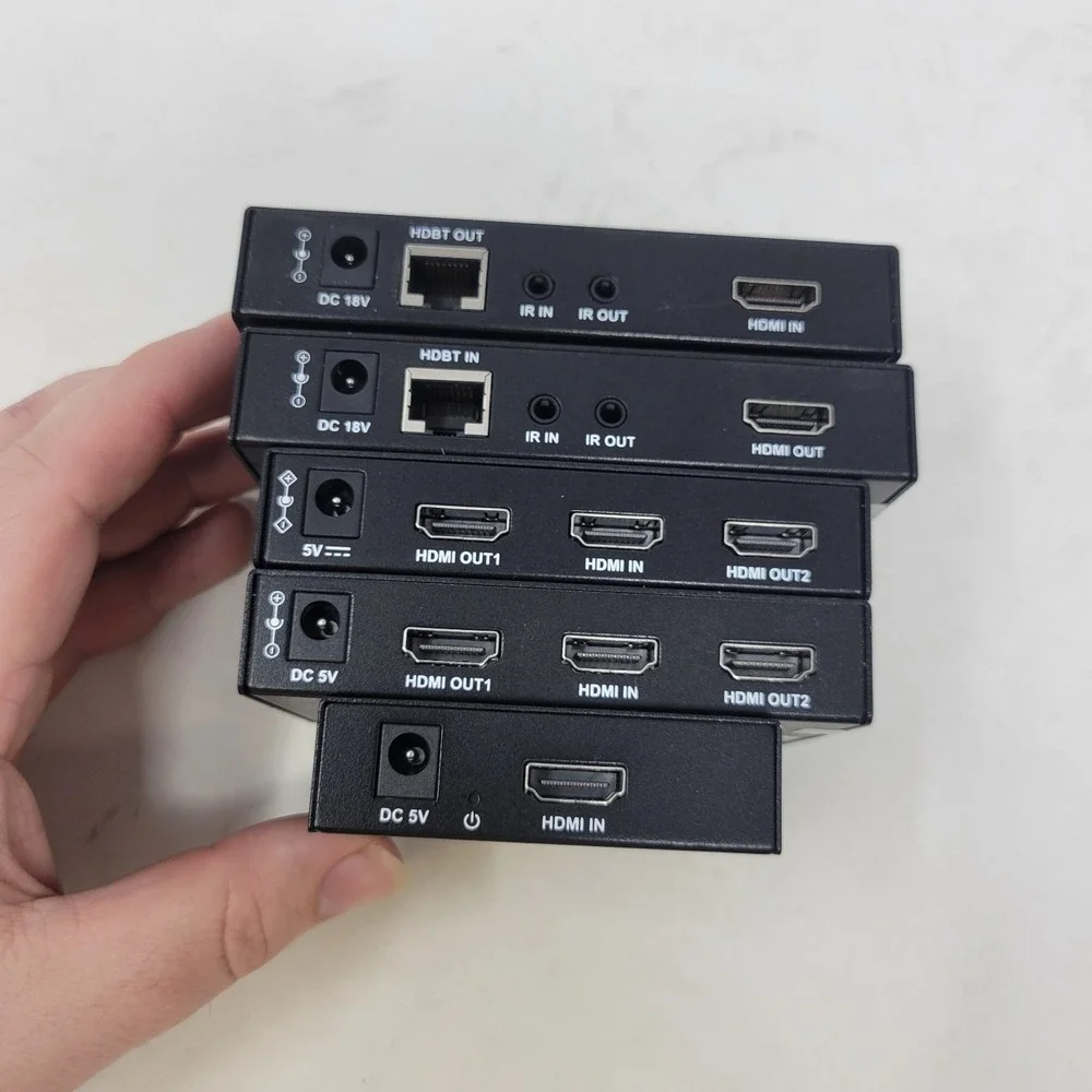 AVARPO Lot Of 5 HDMI Recieves Transmitters‎ Untested 0E- HDMIex2k, HDMISP2